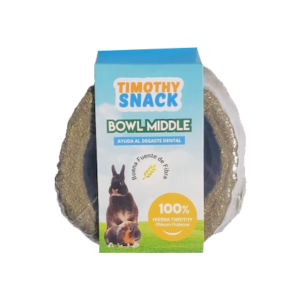 Bowl comestible para conejo Timothy Snack