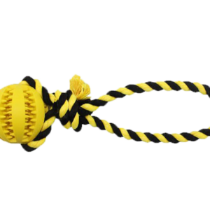 JUGUETE WARRIOR BOLA CON DIENTES 7 CM y CUERDA