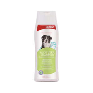 Shampoo de aloe vera para perro Bioline
