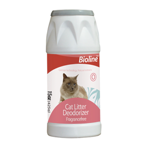 Talco desodorante de arenas sanitaria