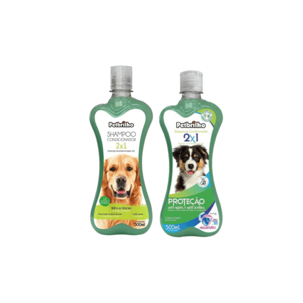 Shampoo y Acondicionador 2 en 1 Petbrilho 500 ml