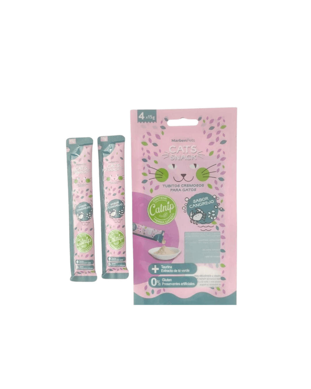 2 Cremoso Cangrejo con hierba gatera