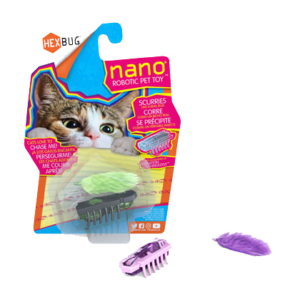 Juguete bicho interactivo robot nano para gatos Hexbug
