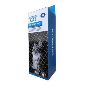 Malla de seguridad para la ventana, para gatos ventana material de Nylon - marca Wonder Cat Marben Pets