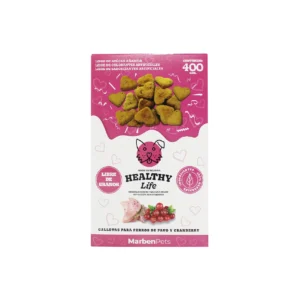Galletas Healthy Life libre de gluten sabor pavo y arándanos rojos