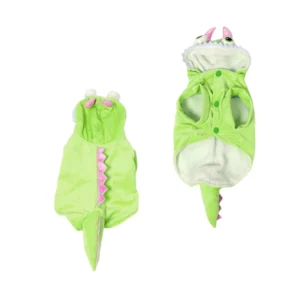 disfras de dinosuario, monstruo, halloween color verde,