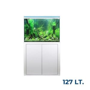 Acuario SunSun 127 litros con mueble y sistema de filtrado - 80,6x30x64 cm