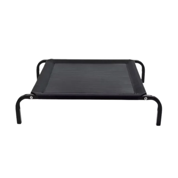 Cama elevada para mascotas color negro