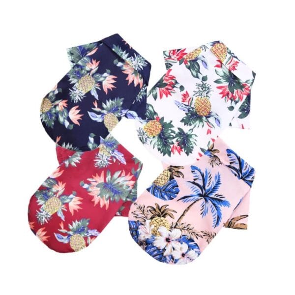 Guayabera hawaiana para mascotas Wonder Dog