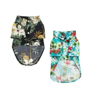 Guayabera hawaiana para mascotas Wonder Dog
