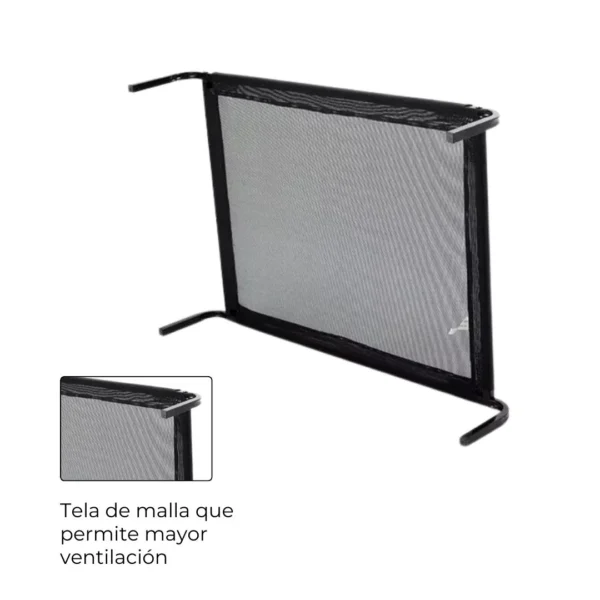 Cama elevada para mascotas color negro