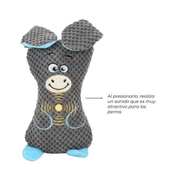 Peluche sonoro para perros Burro 26x13 cm - Wonder Dog