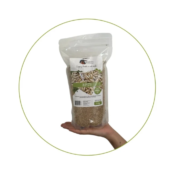 Semilla Alpiste para aves 1 Kg - Martín Pescador