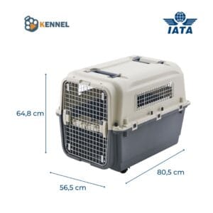 Jaula Transportadora Kennel Travel para perros y gatos 80,5x56,5x64,8 cm