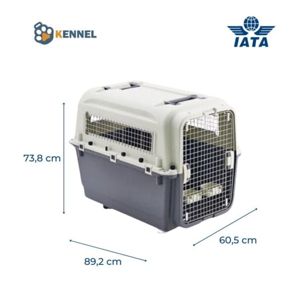 Jaula Transportadora Kennel Travel para perros y gatos 89,2 x60,5x73,8 cm