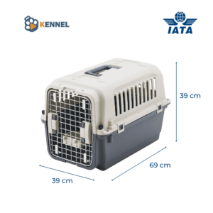 Jaula Transportadora Kennel Travel para perros y gatos 69x39x39 cm