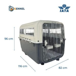 Jaula Transportadora Kennel Travel para perros y gatos 116x82x96 cm