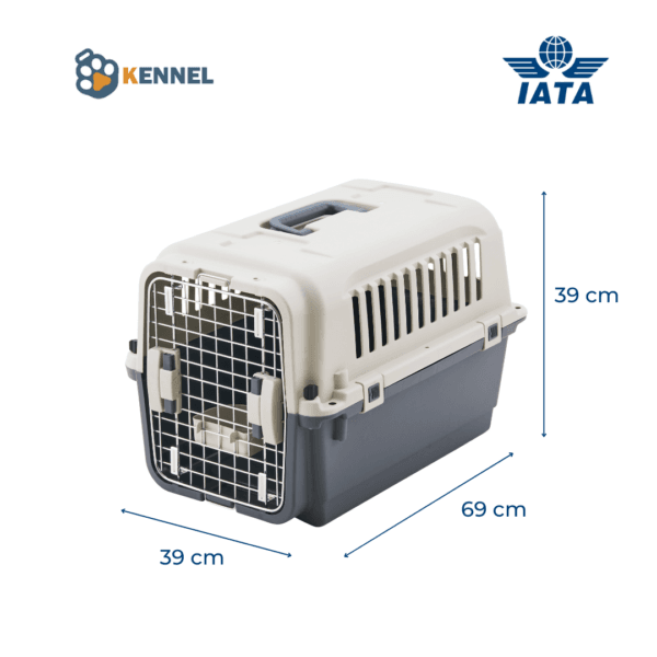 Jaula Transportadora Kennel Travel para perros y gatos 69x39x39 cm