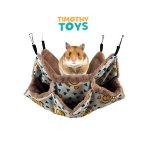 Cama hamaca colgante para hámster 40*40 cm - Timothy Toys