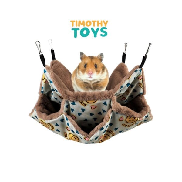 Cama hamaca colgante para hámster 40*40 cm - Timothy Toys
