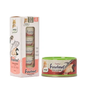 Tasty Freshest Latas Atun y Cangrejo para gatos 80 grs