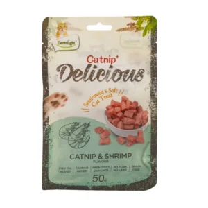 Delicious Snack Para Gatos De Catnip Y Camarón 50gr