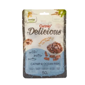 Delicious Snack Para Gatos De Catnip Y Pescado 50gr