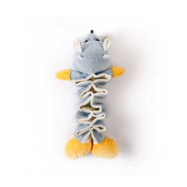 Peluche sonoro para perros Hipopótamo 36x18 cm - Wonder Dog