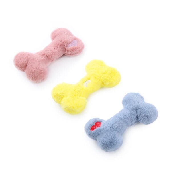 Peluche sonoro para perros Huesito 10x18 cm - Wonder Dog