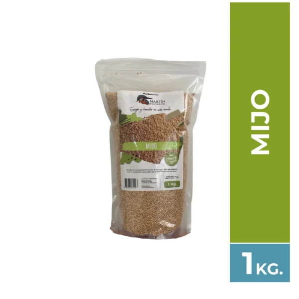Semillas Mijo amarillo para aves 1 Kg - Martín Pescador
