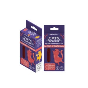 Salchichas Monoproteicas de Bacalao - CATS SNACK.