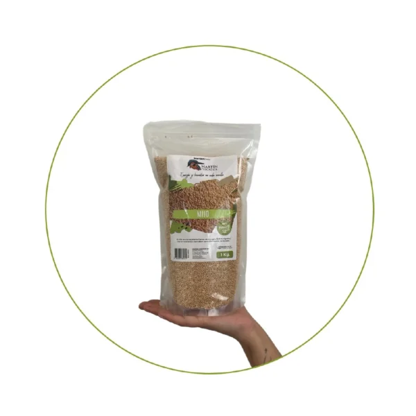 Semillas Mijo amarillo para aves 1 Kg - Martín Pescador