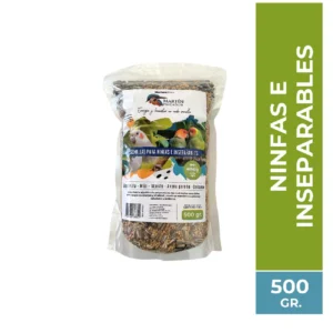 Mezcla de semillas para ninfas e inseparables 500 grs - Martín Pescador