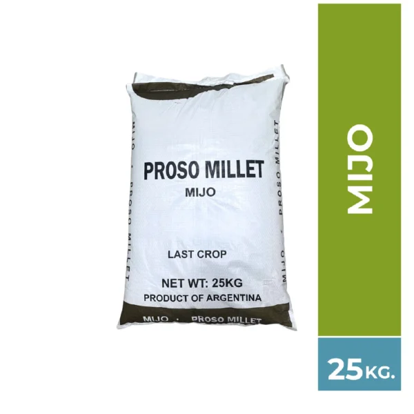 Semillas Mijo para aves 25 Kg - Martín Pescador