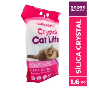 Arena Sílica Crystal Cat Litter 1.6 Kg