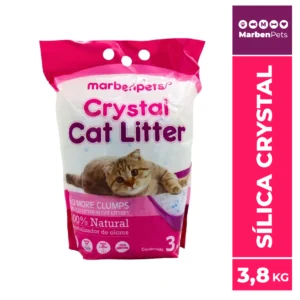 Arena Sílica Crystal Cat Litter 3.8 Kg