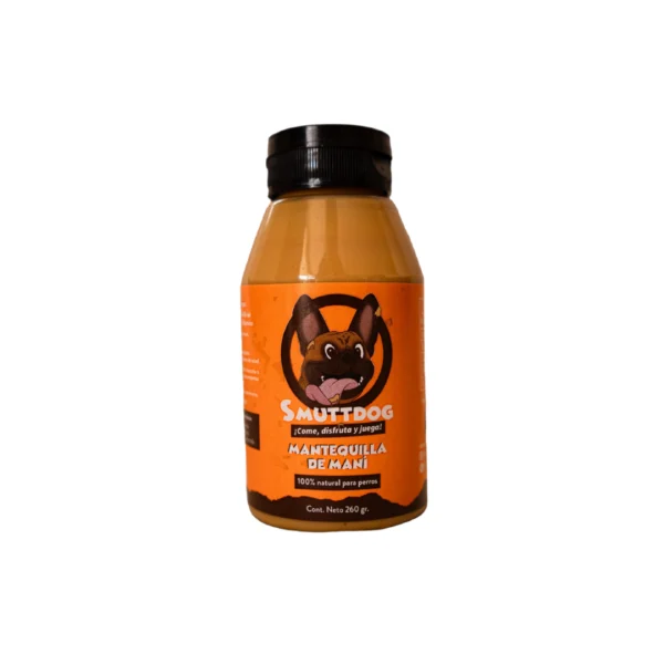 Mantequilla de maní para perros Smutt Dog 260 grs