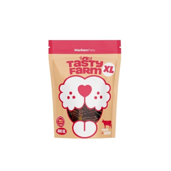 Snack sabor vacuno- Tasty farm - 400 g