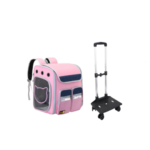 MALETA TRANSPORTADORA PARA MASCOTAS CON RUEDAS