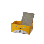 CAJA RASCADORA PARA GATOS CON CARTÓN CORRUGADO