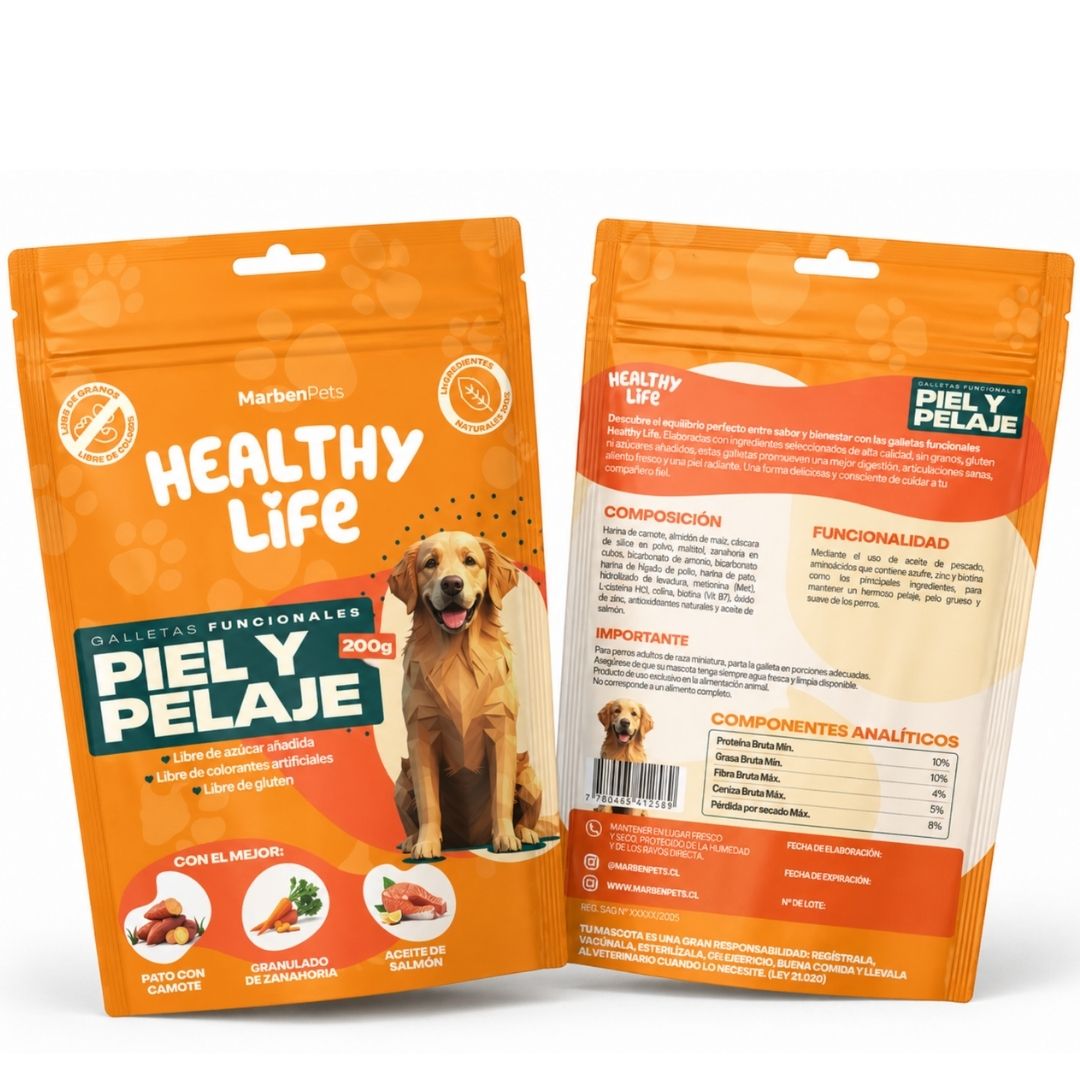 FOTOS WEB 2 (1) Galletas Piel y Pelaje Healthy Life - Imagen 1