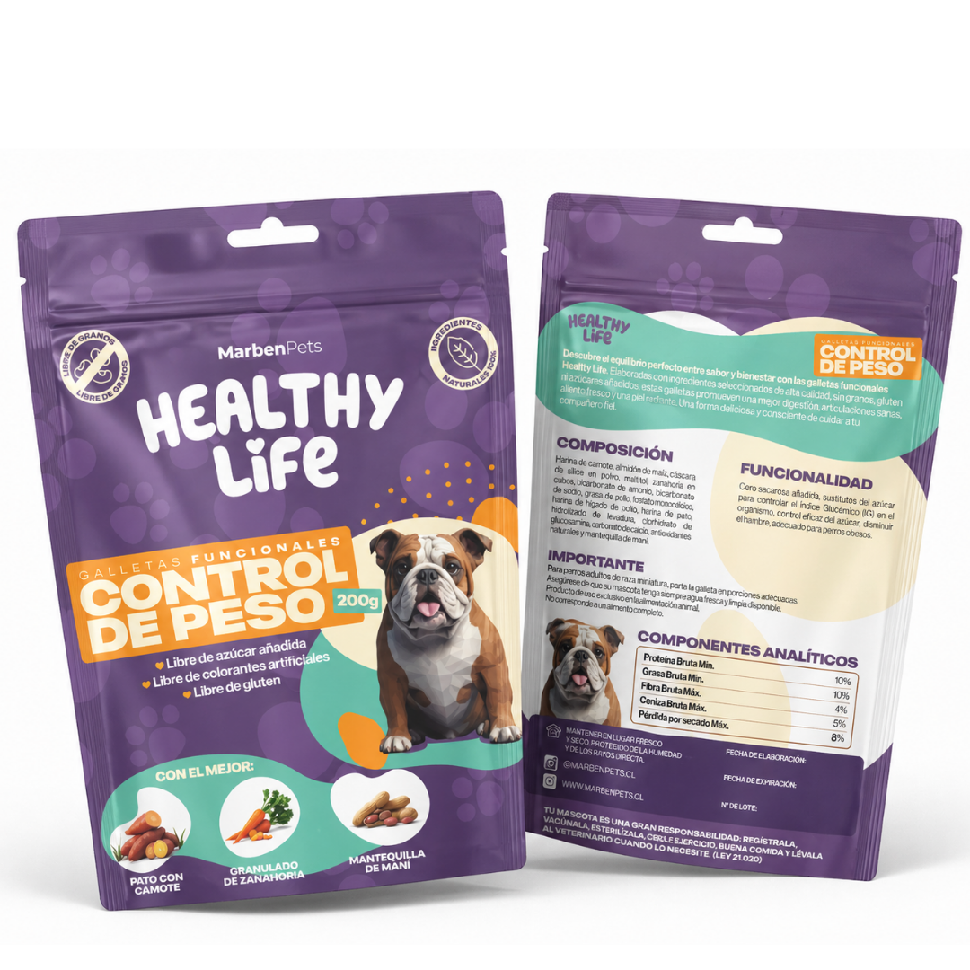 FOTOS WEB 2 (3) Galletas Control de Peso Healthy Life 200g - Imagen 1