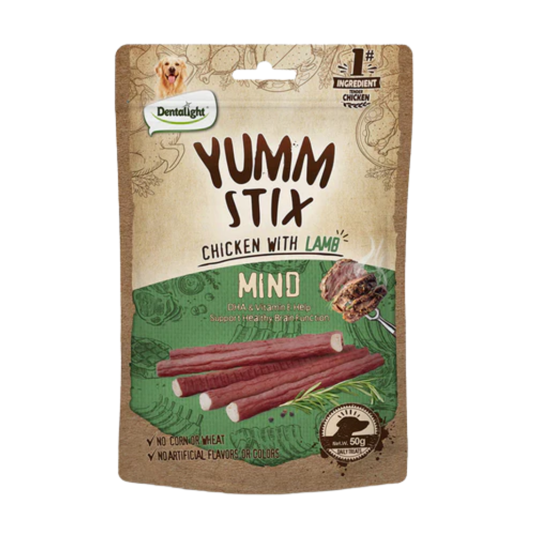 284 Yumm stix mind pollo con cordero -50g - Imagen 1