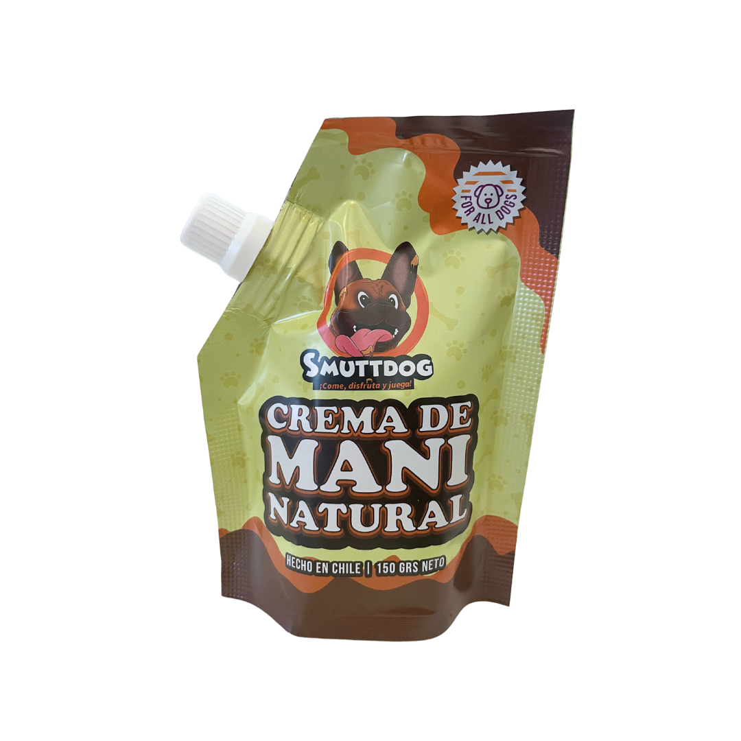 FOTOS WEB (16) Crema de Maní Smuttdog - Natural Pouch 150 gr - Imagen 1
