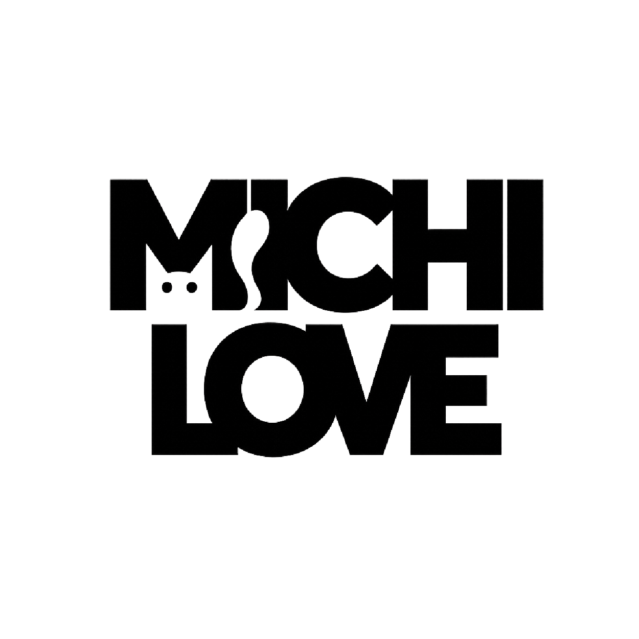 LOGO MICHI LOVE NEGRO