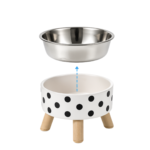 Comedero Elevado Estilo Geometric para Mascotas - Imagen 4