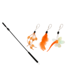 Varita libélula pluma y pompones intercambiable