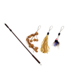 Varita plumas y mosca intercambiable