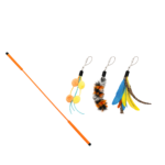 Varita plumas y pompones intercambiable