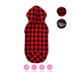 Abrigo Clásico Cuadros Rojo para Perro - Imagen 2